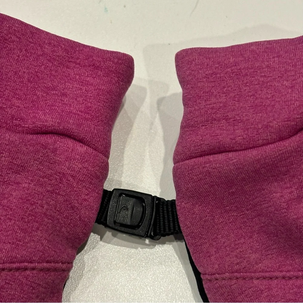 Head kids pink touchscreen gloves size M